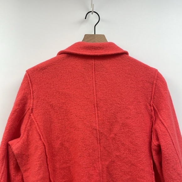 J. Crew Daphne Italian Boiled Wool Double Breasted Topcoat Winter Jacket Pink 16 - Picture 8 of 11